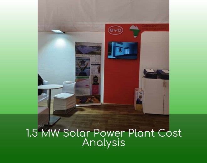 1.5 MW Solar Power Plant Cost Analysis